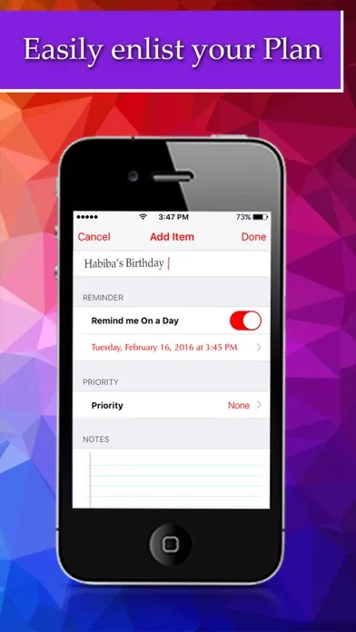 Captures d'écran de Task Reminder List - ToDo Task Manager Checklist With Alarm