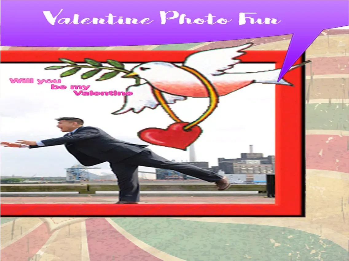 Valentine Photo Grid - Fun Photo Editor with Valentine's Day items iPad  Screenshots