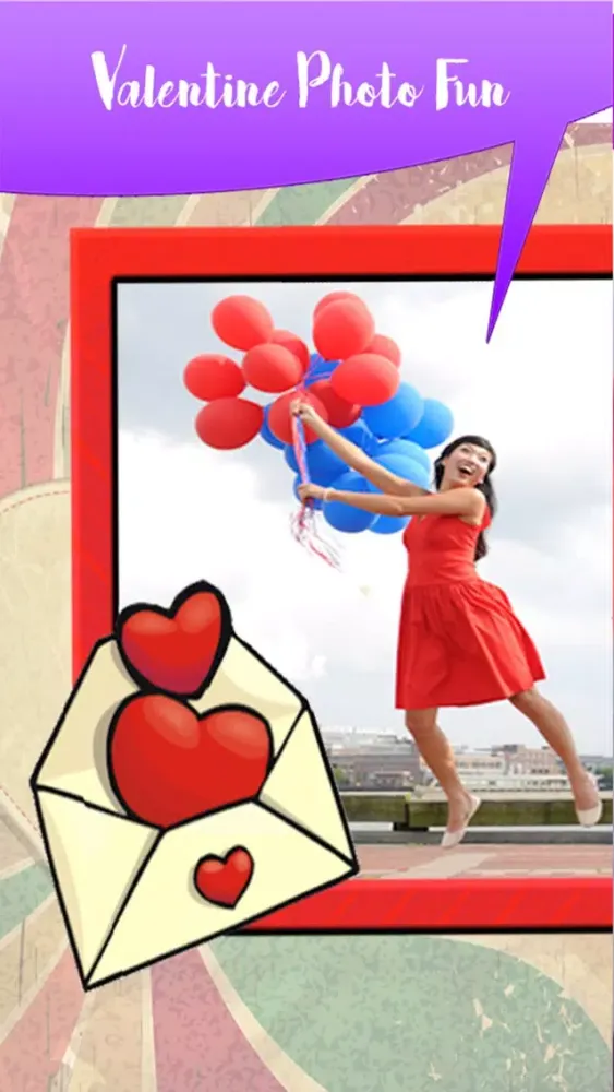 Valentine Photo Grid - Fun Photo Editor with Valentine's Day items Screenshots