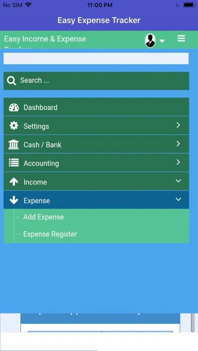 Easy Expense Tracker Manager 스크린샷