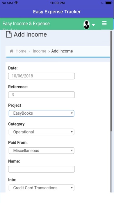 تصاویر Easy Expense Tracker Manager