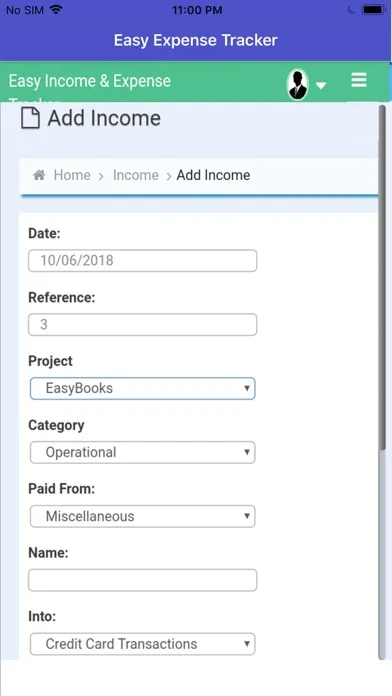 Easy Expense Tracker Manager 스크린샷