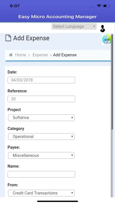 Easy Micro Accounting Manager স্ক্রিনশট