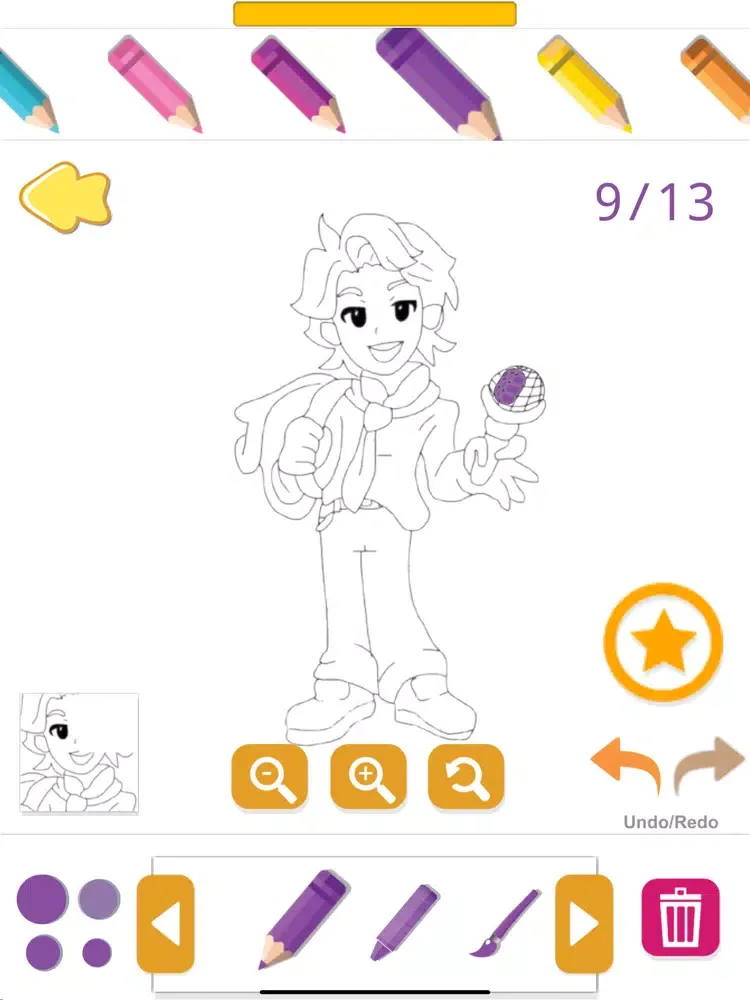 Coloring fun For Music Battle iPad  スクリーンショット
