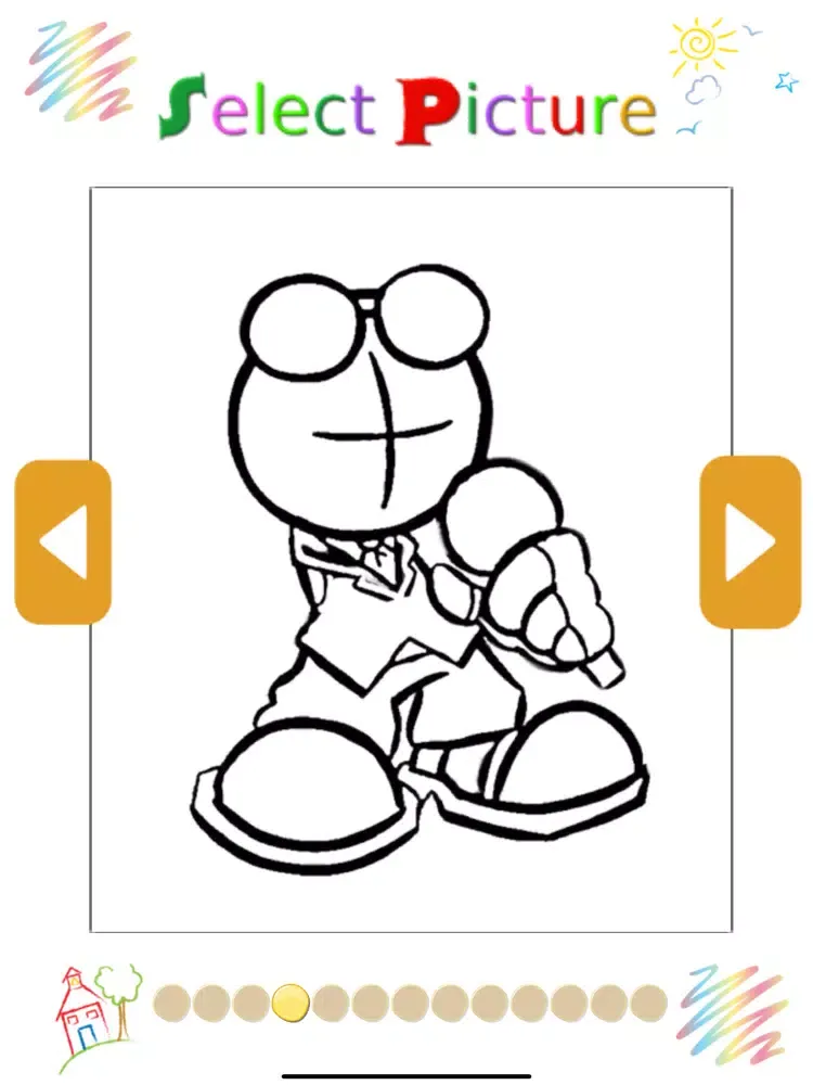 Coloring fun For Music Battle iPad  スクリーンショット