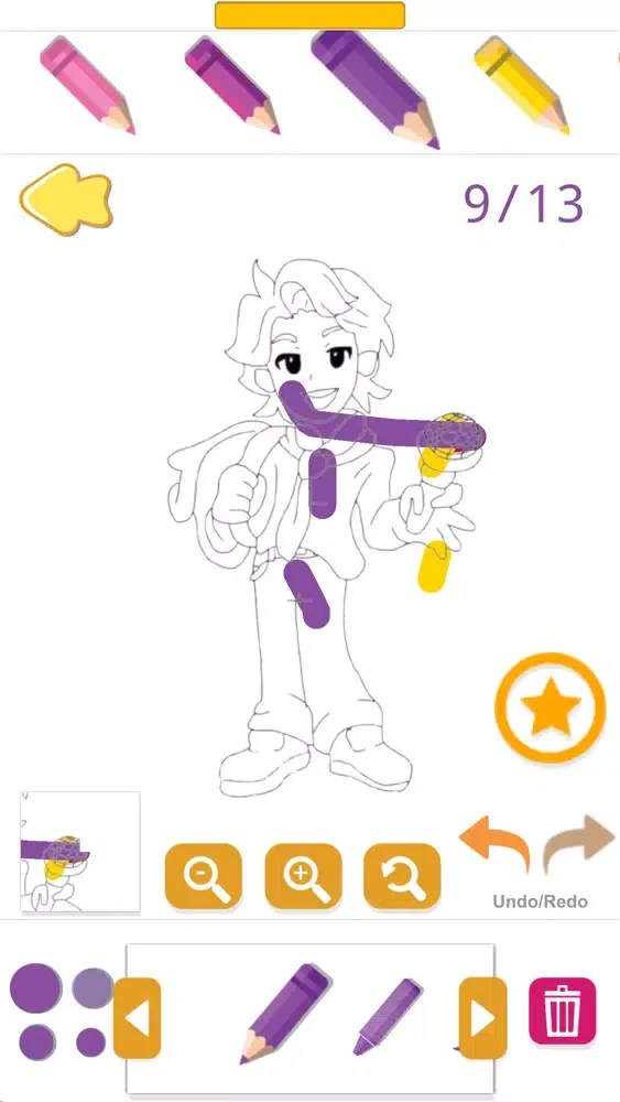 Coloring fun For Music Battle スクリーンショット