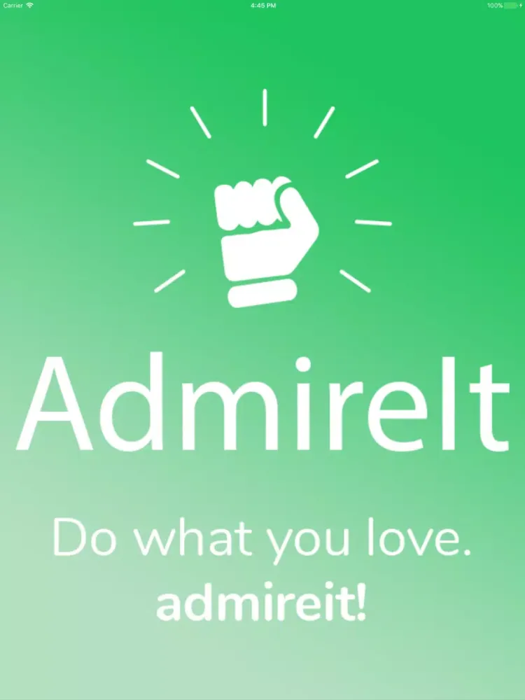 Admireit iPad 应用截图
