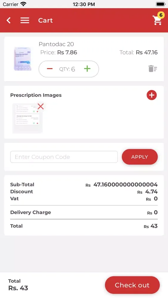 Ảnh chụp màn hình của Sajilo Meds