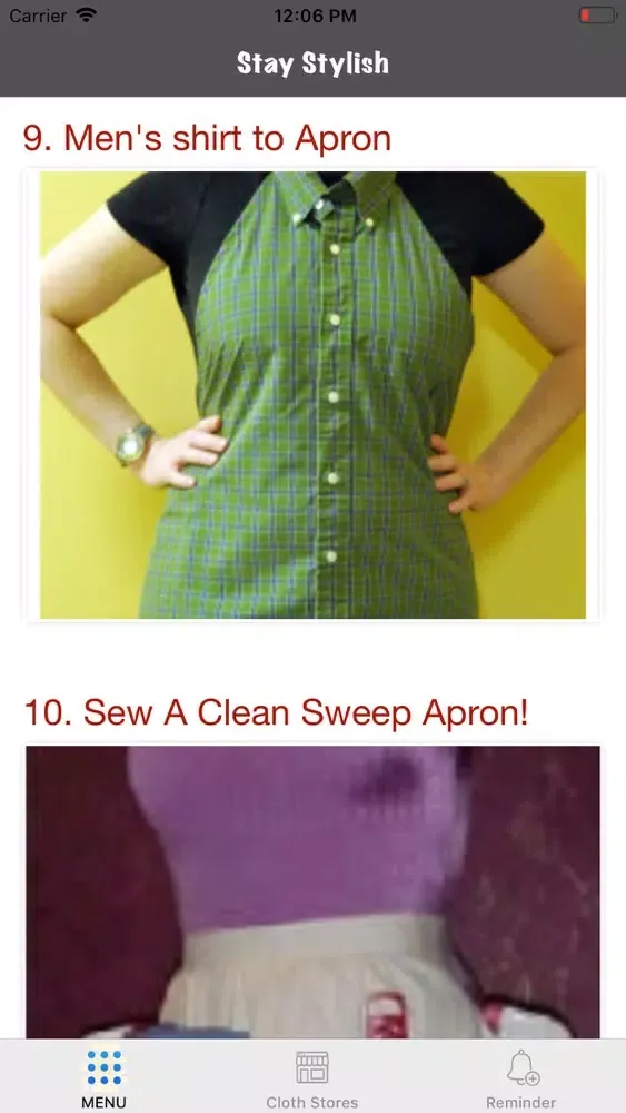 DIY Apron Patterns سکرین شاٹس