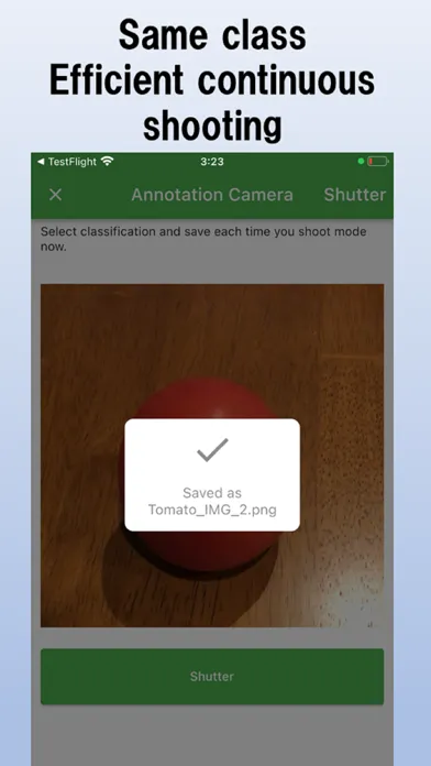 Annotation Camera Screenshots