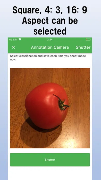 Annotation Camera Screenshots