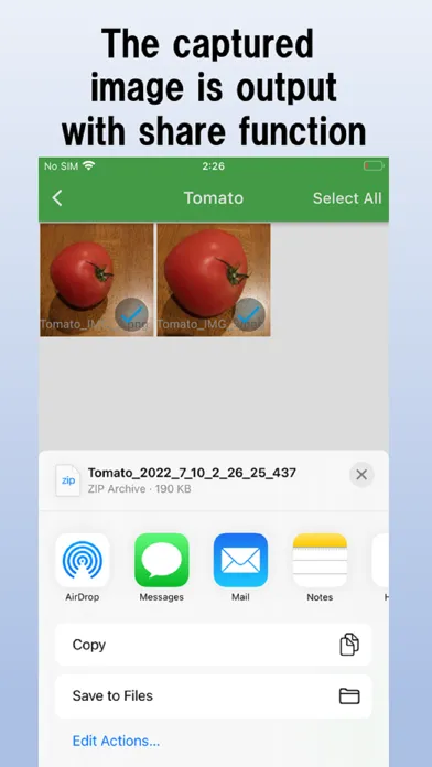 Annotation Camera Screenshots