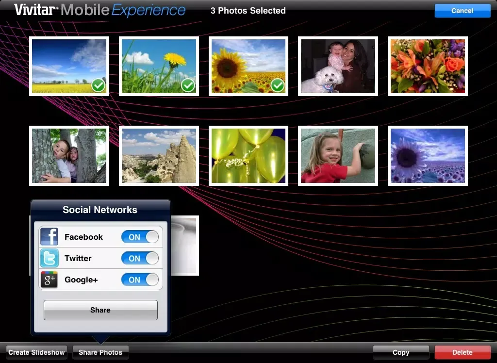 Vivitar Mobile Experience iPad  Screenshots