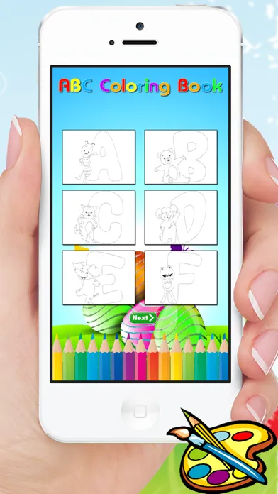 ABC Alphabet animals coloring book and drawing A-Z for kids سکرین شاٹس
