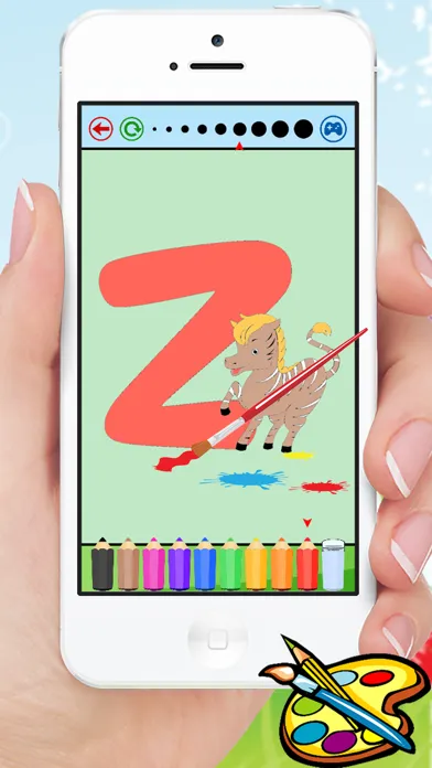 ABC Alphabet animals coloring book and drawing A-Z for kids سکرین شاٹس