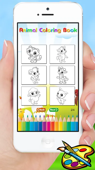 Capturas de tela do Animal Coloring Book - Drawing for kids and kindergarten
