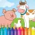 Animals Coloring Book - Drawing Connect dots for kids games