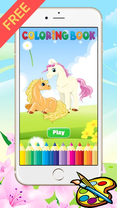 صور Pony Princess Coloring Book for Kids - Drawing free games