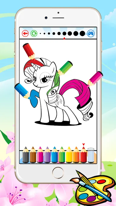 صور Pony Princess Coloring Book for Kids - Drawing free games
