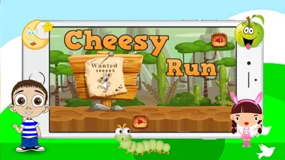 Tangkapan skrin Cheesy Run - rat adventure free games for kids