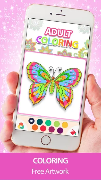 Screenshot di Adult Coloring Book - Mandala Pigment Color Pages