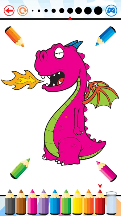 Dragon Dinosaur Coloring Book - Drawing and Painting Dino Game HD, All In 1 Animal Series Free For Kid স্ক্রিনশট