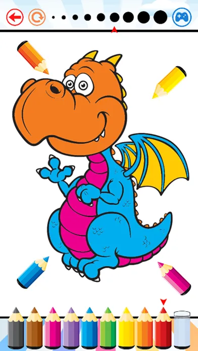 Dragon Dinosaur Coloring Book - Drawing and Painting Dino Game HD, All In 1 Animal Series Free For Kid স্ক্রিনশট