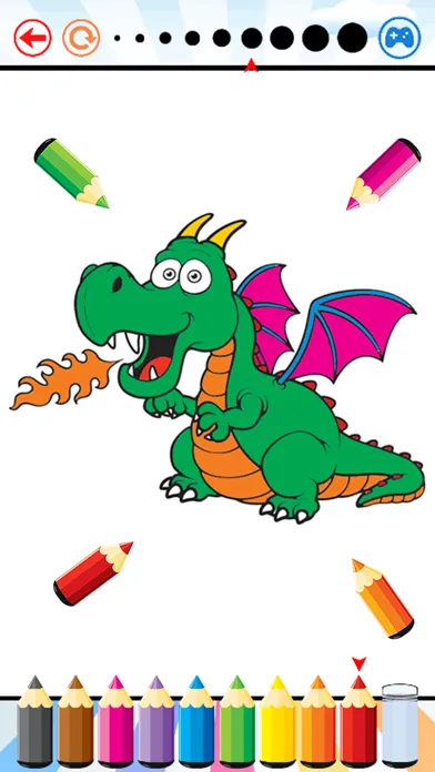Dragon Dinosaur Coloring Book - Drawing and Painting Dino Game HD, All In 1 Animal Series Free For Kid স্ক্রিনশট