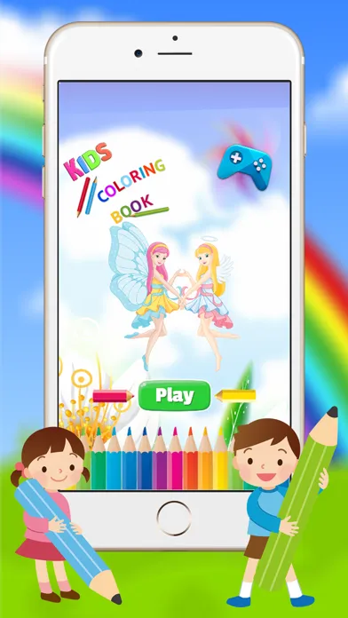 Tangkapan layar Fairy & Princess Coloring Book for Kids Preschool Toddler