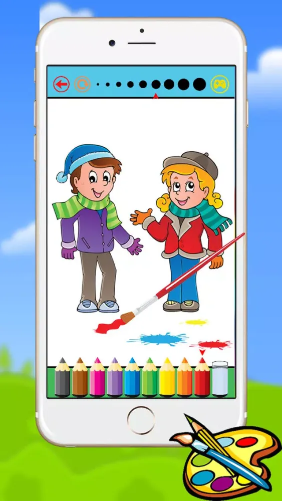 Family Coloring Book for kids and Preschool Toddler Drawing 스크린샷