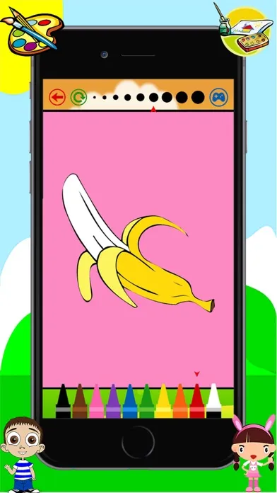 Скриншоты Food Coloring Book -  Drawing Painting for Kids Free Games
