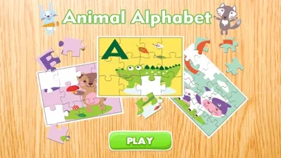 Alphabet Preschool Learning Educational Puzzles for Toddler - Teachme ABC animals endless fun Screenshots