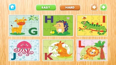 Alphabet Preschool Learning Educational Puzzles for Toddler - Teachme ABC animals endless fun Screenshots