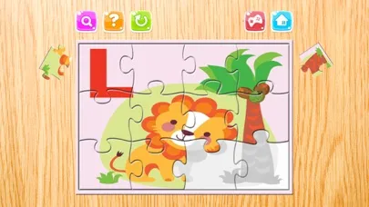 Alphabet Preschool Learning Educational Puzzles for Toddler - Teachme ABC animals endless fun Screenshots