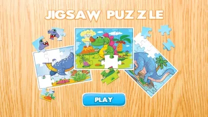 Ảnh chụp màn hình của Dino Puzzle Games Free - Dinosaur Jigsaw Puzzles for Kids and Toddler - Preschool Learning Games