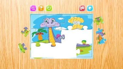 Ảnh chụp màn hình của Dino Puzzle Games Free - Dinosaur Jigsaw Puzzles for Kids and Toddler - Preschool Learning Games