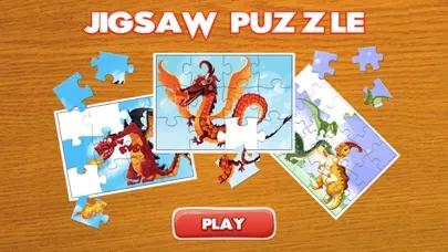 Screenshot di Dinosaur And Dragon Puzzle - Dino Jigsaw Puzzles For Kids Toddler and Preschool Learning Games