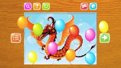 Screenshot di Dinosaur And Dragon Puzzle - Dino Jigsaw Puzzles For Kids Toddler and Preschool Learning Games