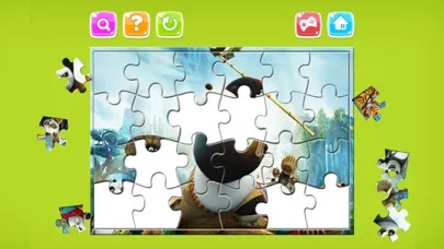 Cartoon Puzzle – Jigsaw Puzzles Box for Kung Fu Panda - Kids Toddler and Preschool Learning Games應用截圖