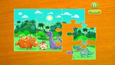 Ảnh chụp màn hình của Dinosaur Puzzle for Kids Cartoon Dino Jigsaw Games