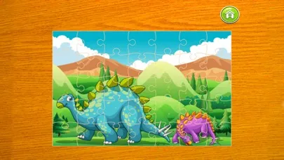 Ảnh chụp màn hình của Dinosaur Puzzle for Kids Cartoon Dino Jigsaw Games