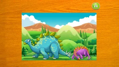 Ảnh chụp màn hình của Dinosaur Puzzle for Kids Cartoon Dino Jigsaw Games