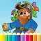 Pirate Coloring Book - Sea Drawing for Kids Free Games