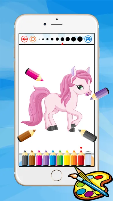 Скриншоты Coloring Book For Little Pony - Horse drawing for kid game