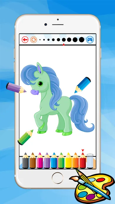 Скриншоты Coloring Book For Little Pony - Horse drawing for kid game