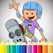 Sport Cartoon Coloring Book - Drawing for kids free games
