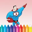 Super Hero Alien & Monster Coloring Book - Drawing for kids