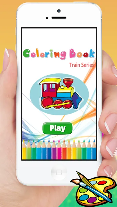 Train Coloring Book - Cute Drawing for Kids Free Games Screenshots