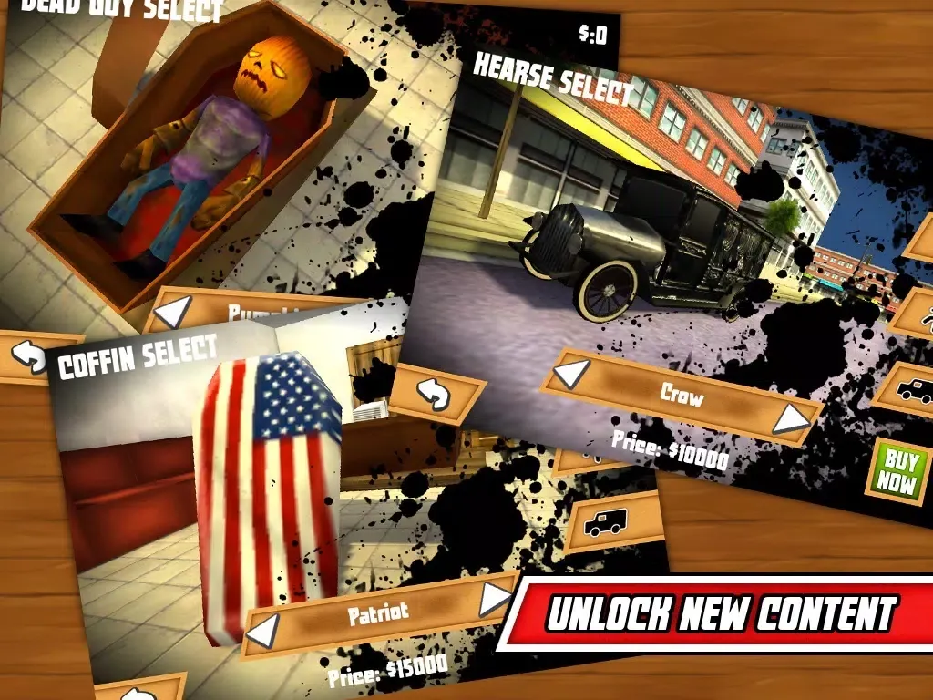 Hearse Driver 3D iPad  Ekran Görüntüleri