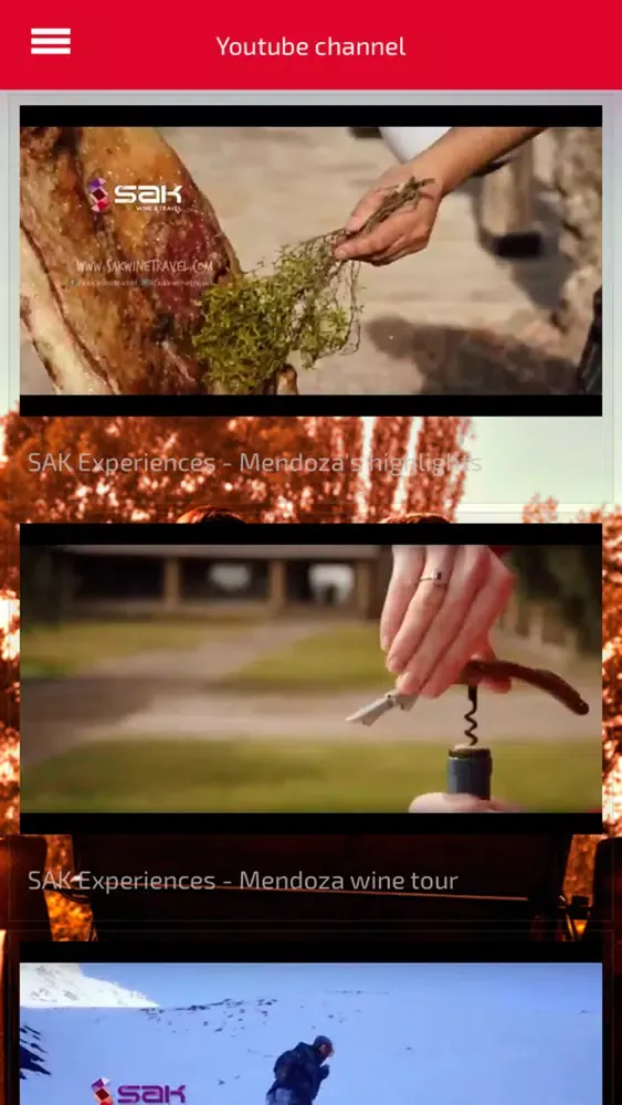 Capturas de pantalla de Sak Travel